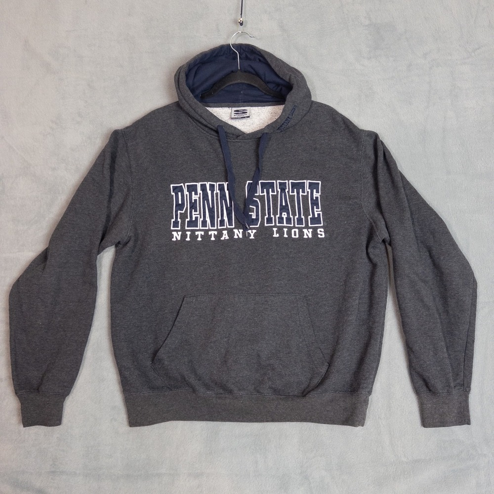 Stadium Athletics Penn State Hoodie Mens L Gray Nittany Lions NCAA